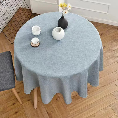 Nappe en lin ronde