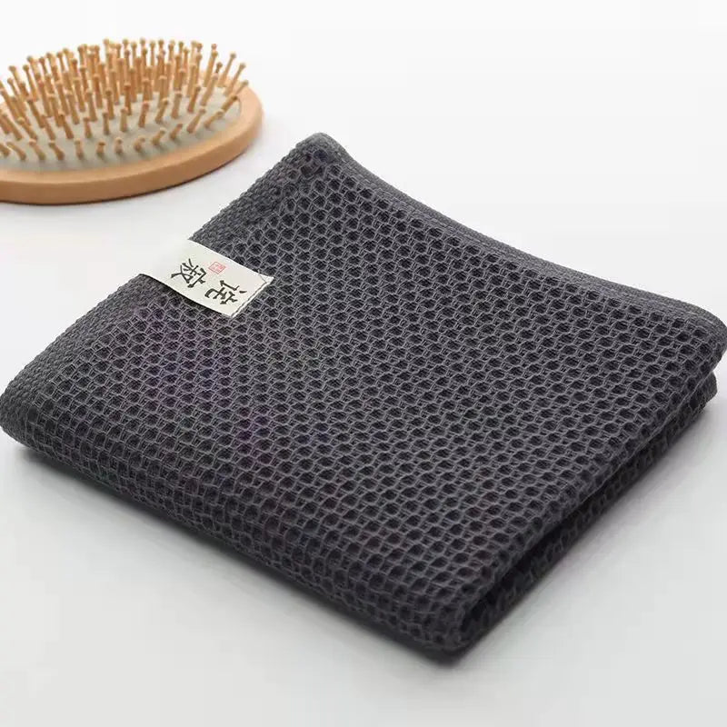 Serviette de bain nid d'abeille
