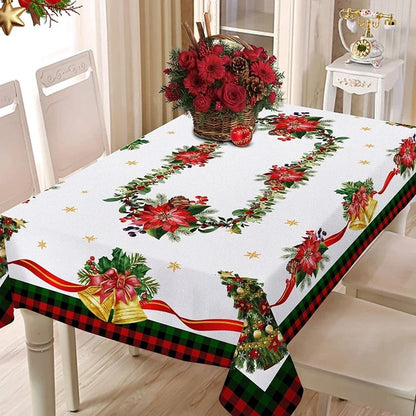 Nappe blanche pour noel