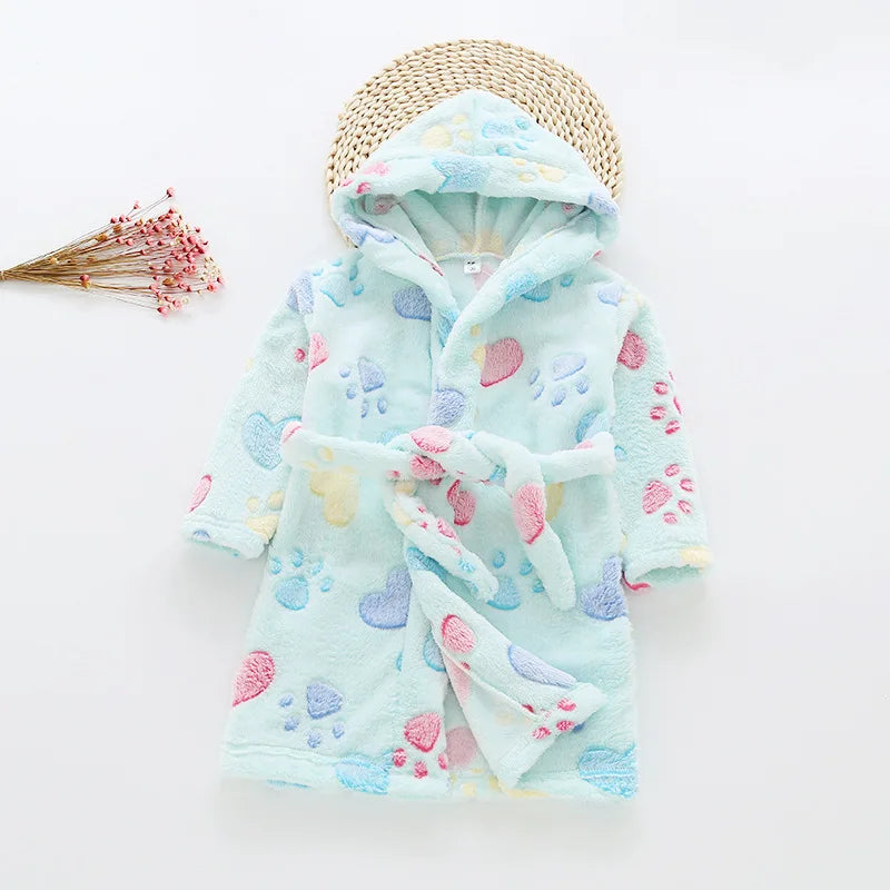 Peignoir de bain avec capuche