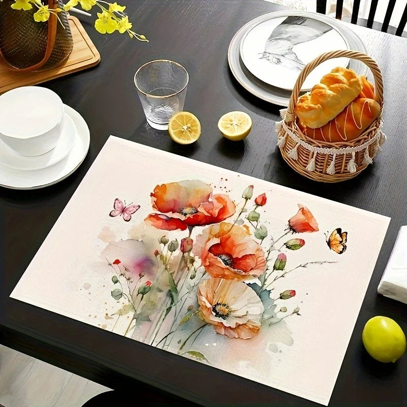 Set de table fleur
