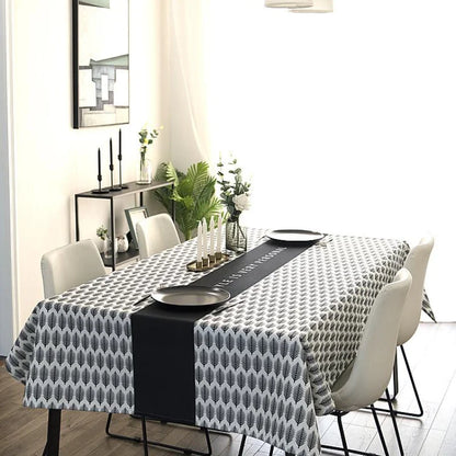 Nappe ronde noire