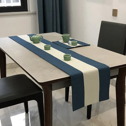 Chemin de table gaze de coton