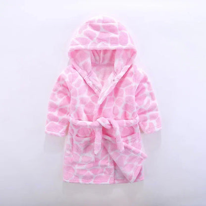 Peignoir de bain bébé fille