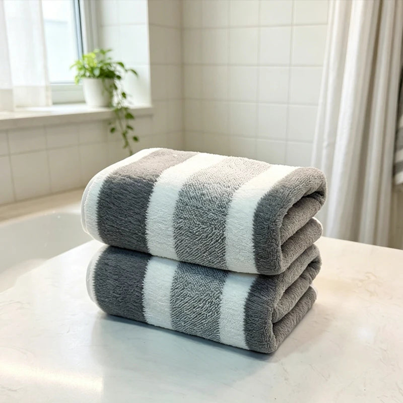 Serviette de bain verte