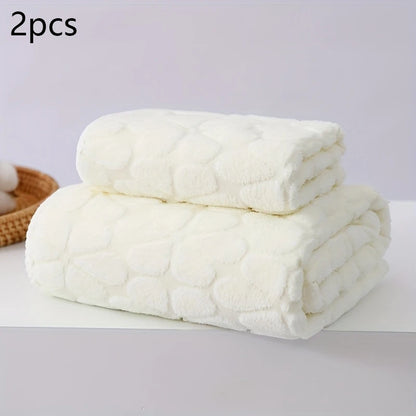 Serviette de bain rose