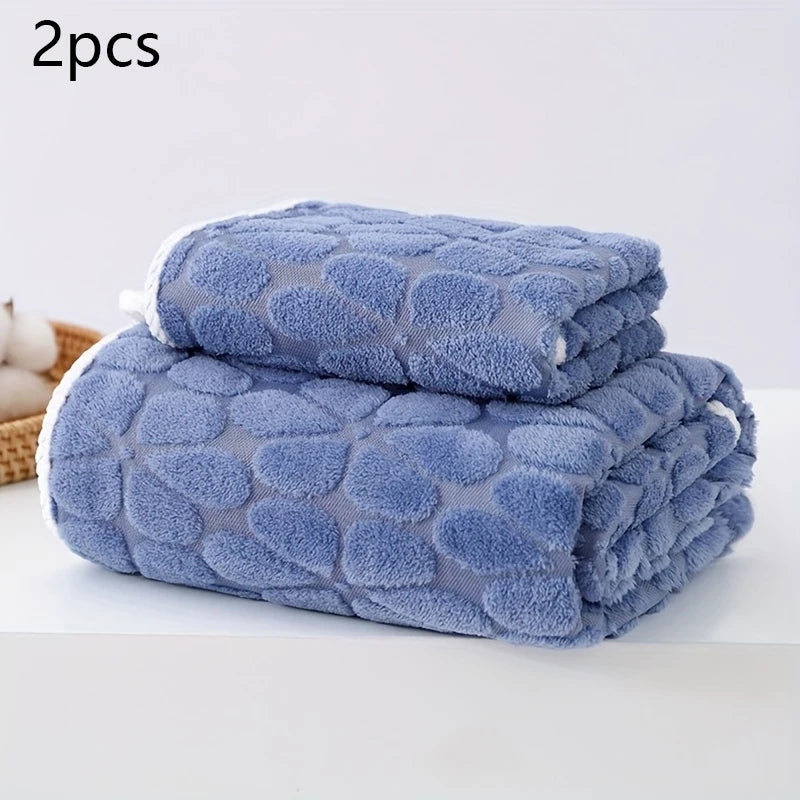 Serviette de bain rose