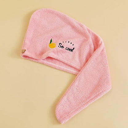 Serviette en coton pour cheveux