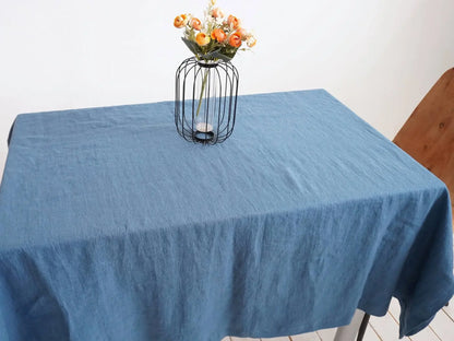 Nappe blanche en lin