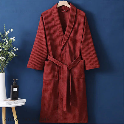 Peignoir de bain homme éponge