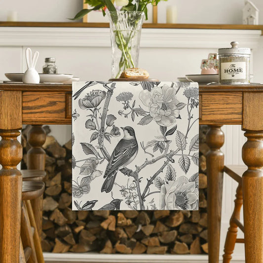 Chemin de table gris