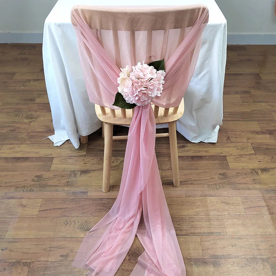 Chemin de table rose