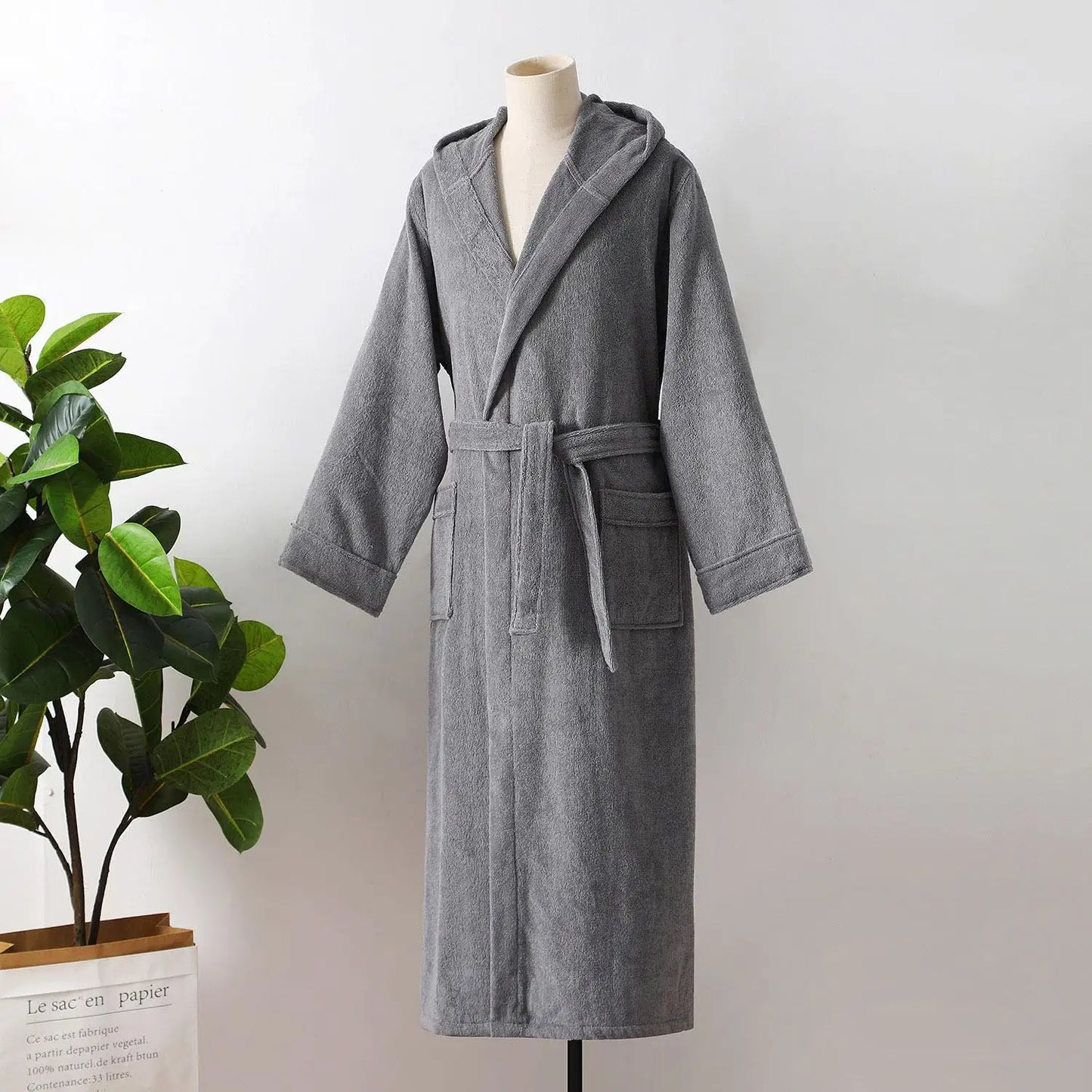 Peignoir de bain adulte