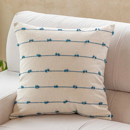 Housse de coussin beige