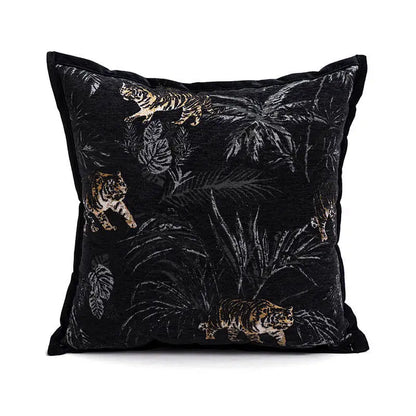 Housse de coussin kaki