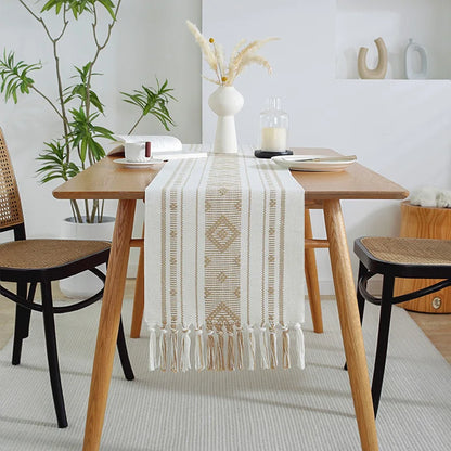 Chemin de table en tissu