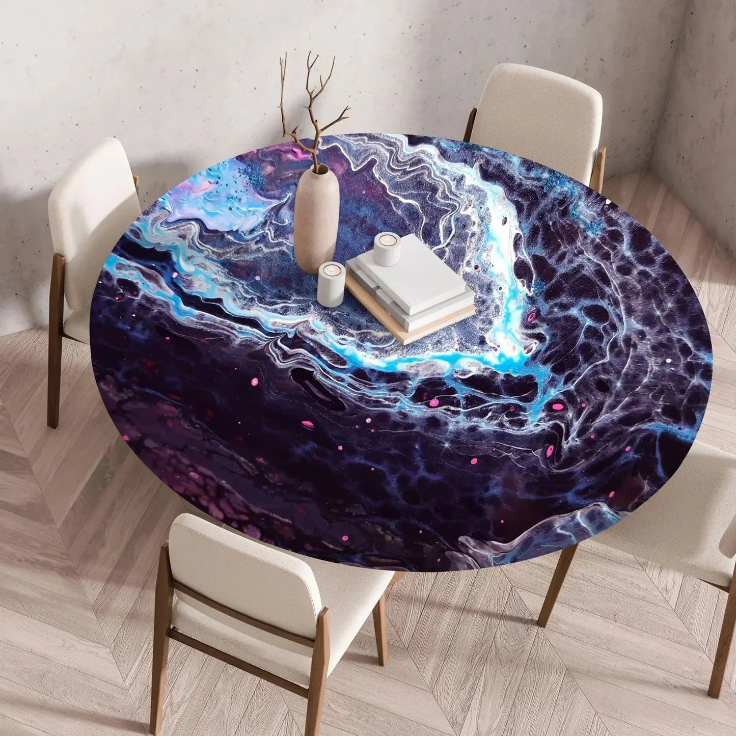 Nappe cirée transparente