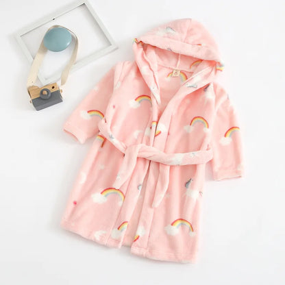 Peignoir de bain avec capuche