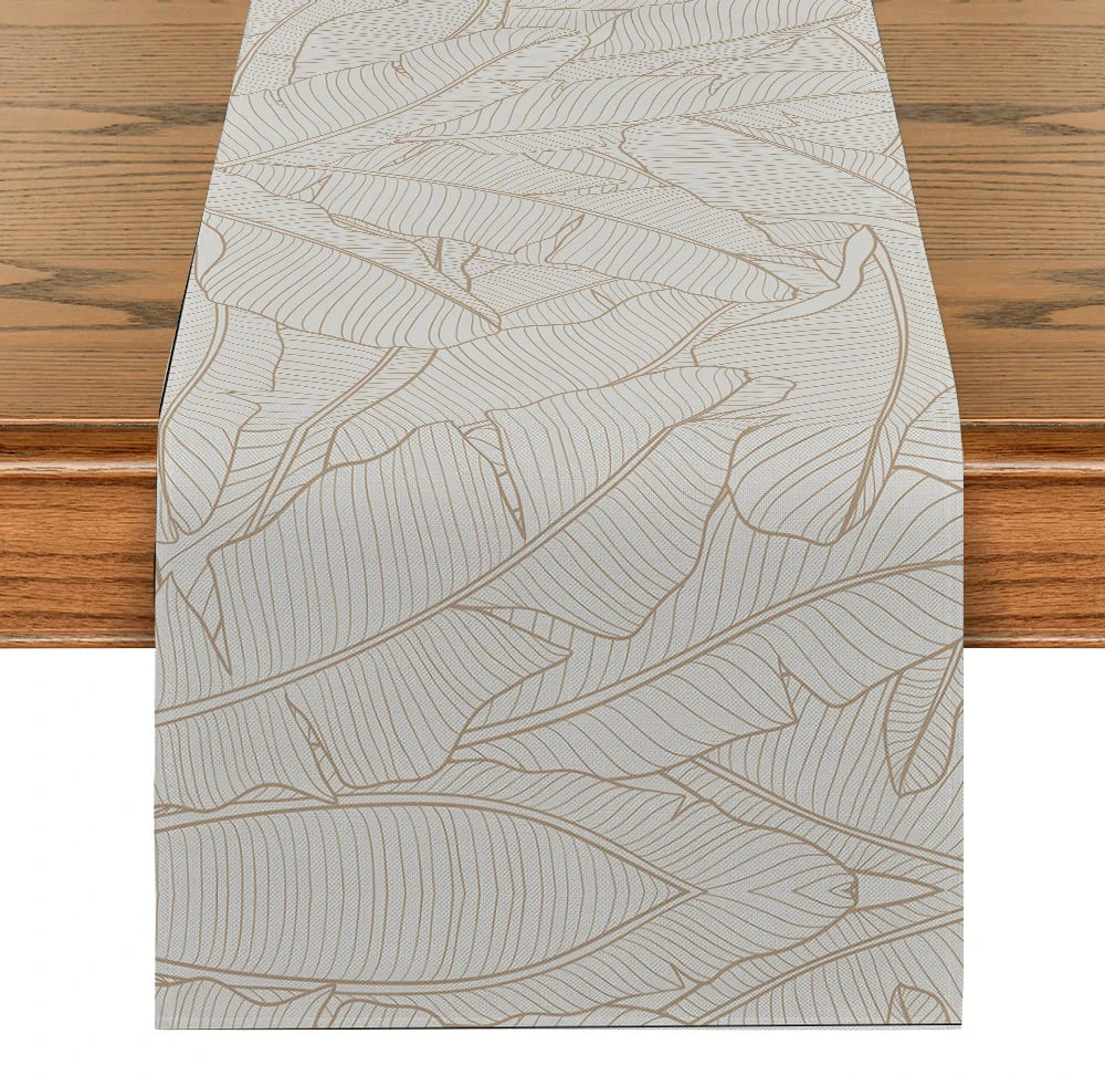 Chemin de table naturel