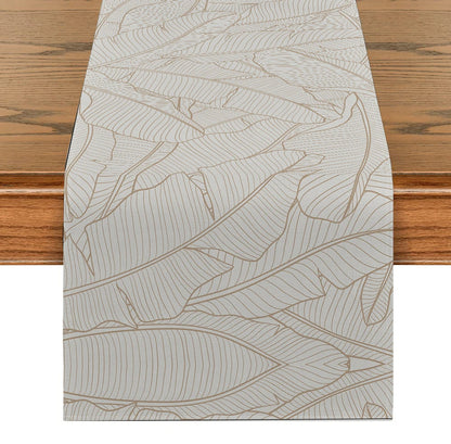 Chemin de table naturel