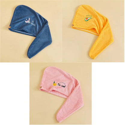 Serviette en coton pour cheveux