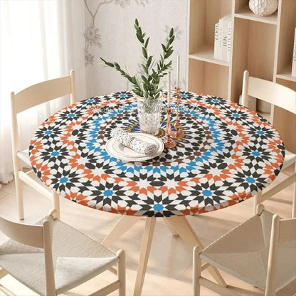 Nappe ronde toile cirée