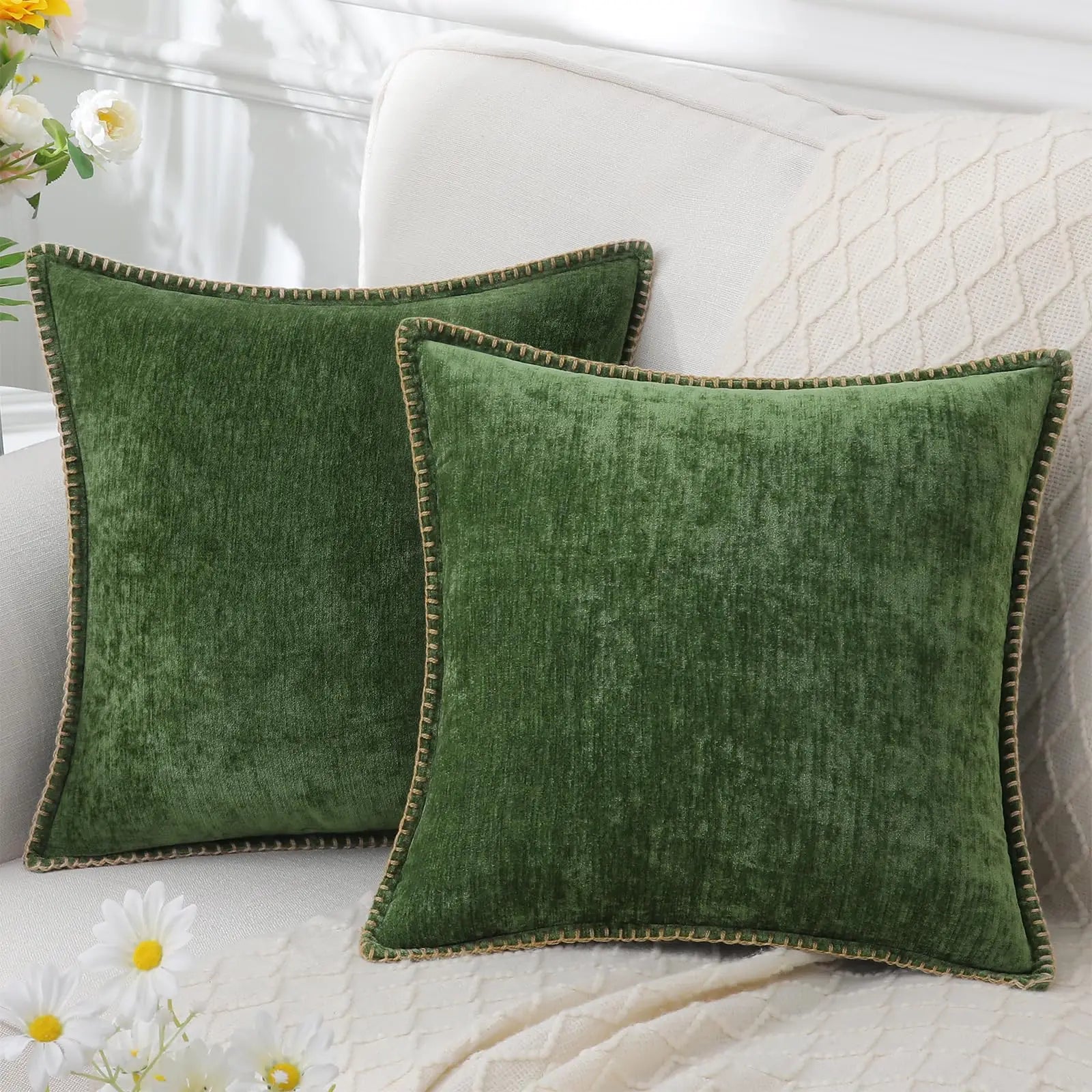 Housse de coussin 60x60 pour canapé