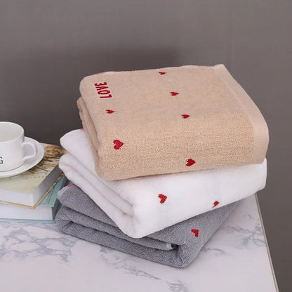 Serviette de toilette en coton