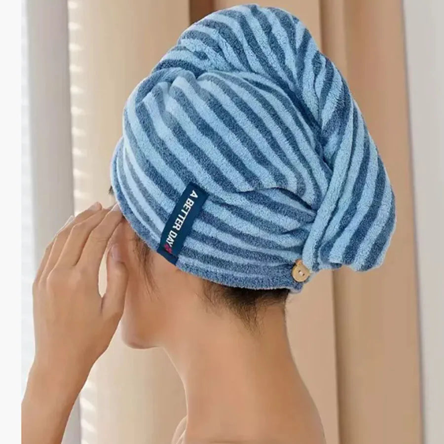 Serviette bonnet pour cheveux