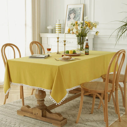 Nappe de table blanche
