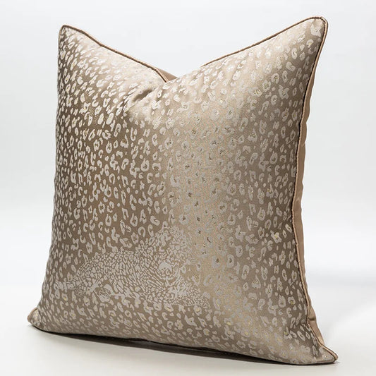 Housse de coussin leopard