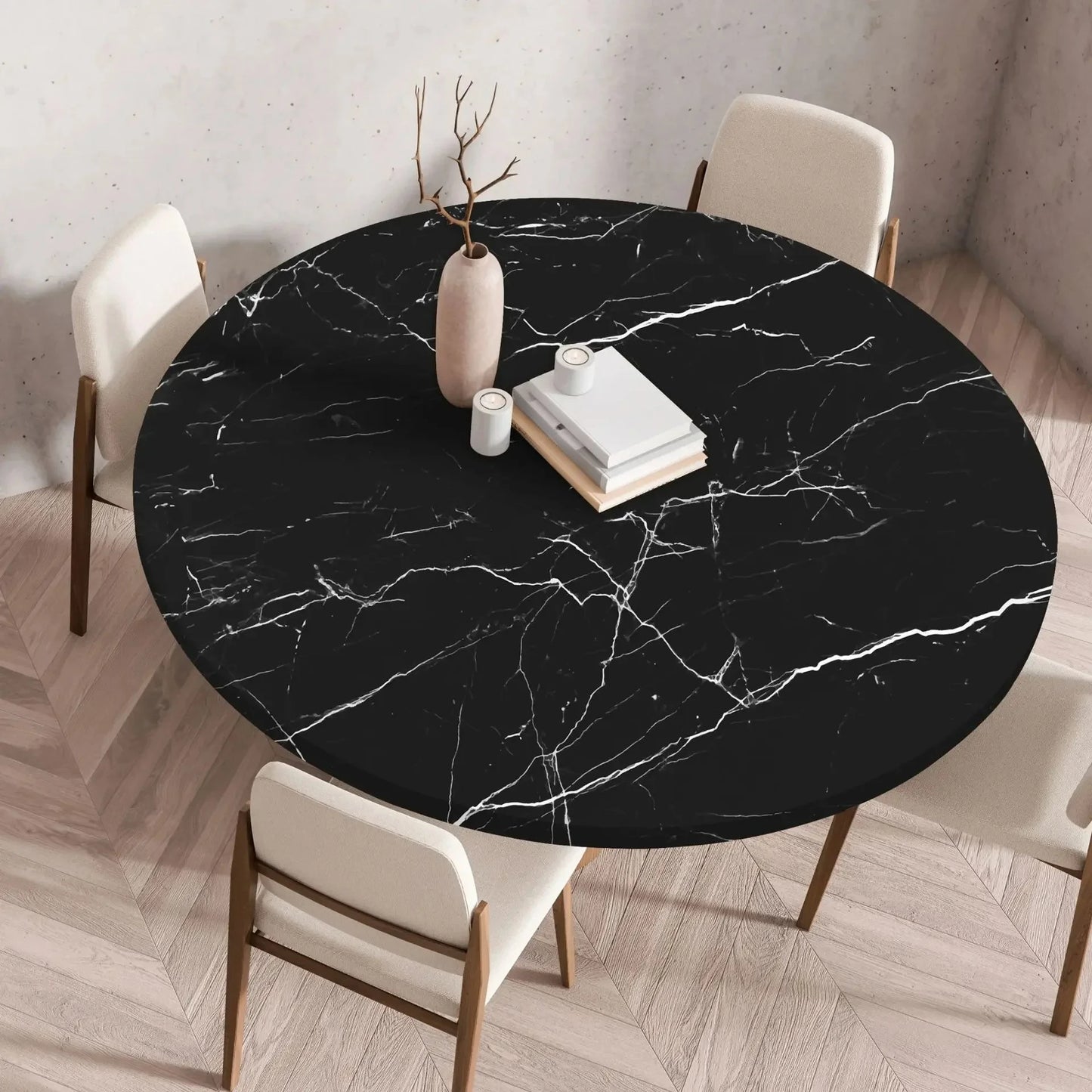Nappe cirée transparente