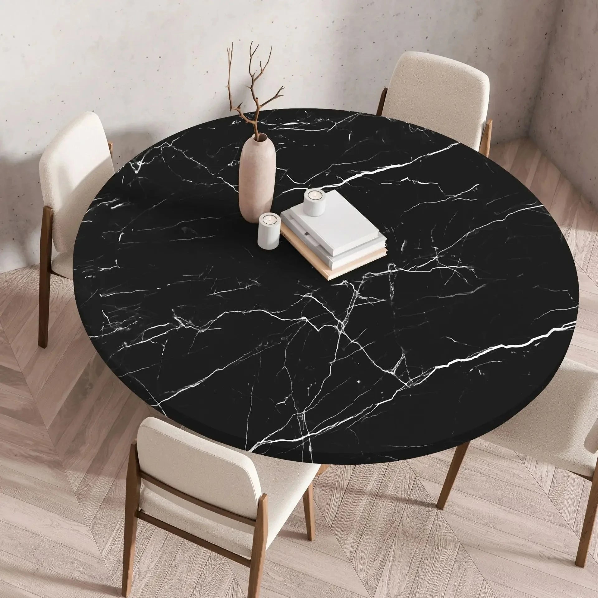 Nappe cirée transparente