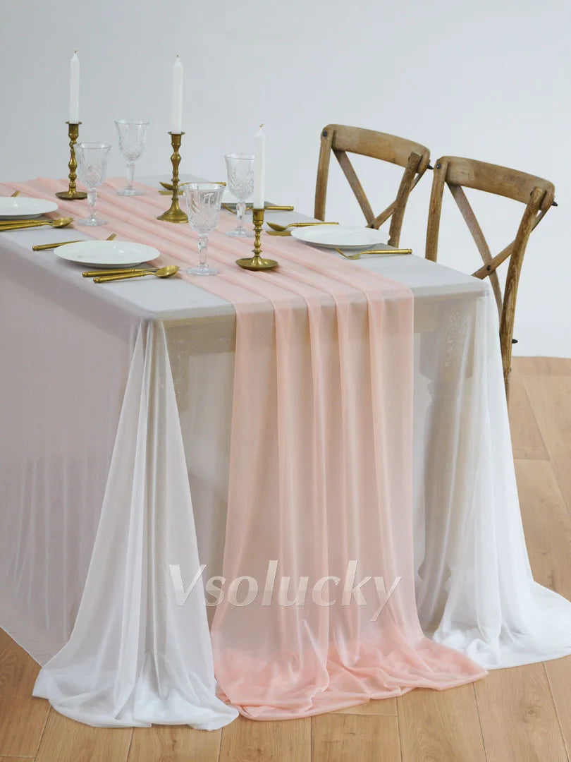 Chemin de table doré