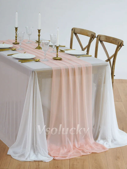 Chemin de table doré