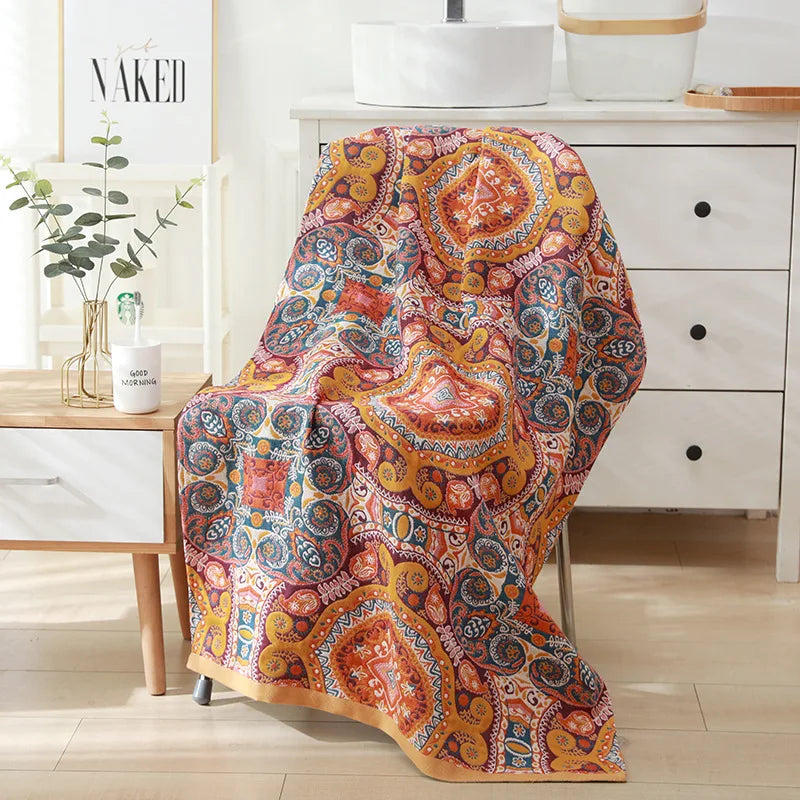 Drap de bain jacquard