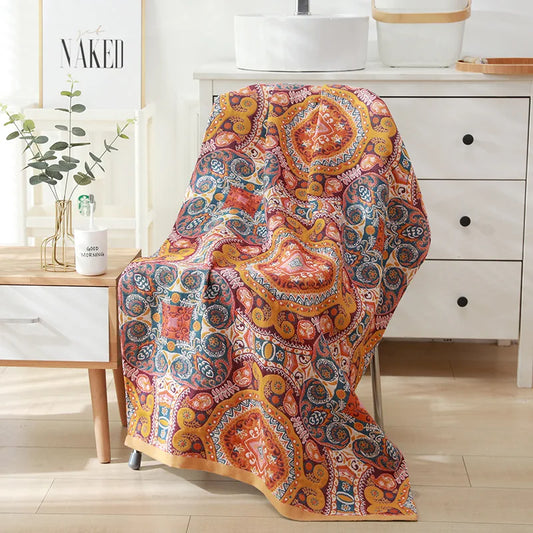 Drap de bain jacquard