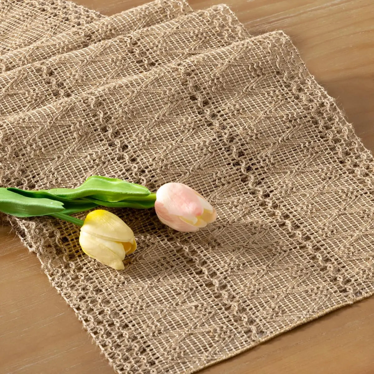 Chemin de table macramé