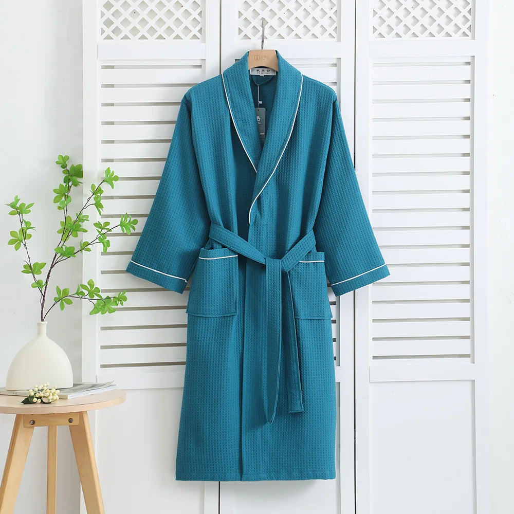 Peignoir de bain femme coton
