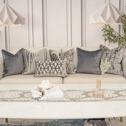 Housse de coussin velours