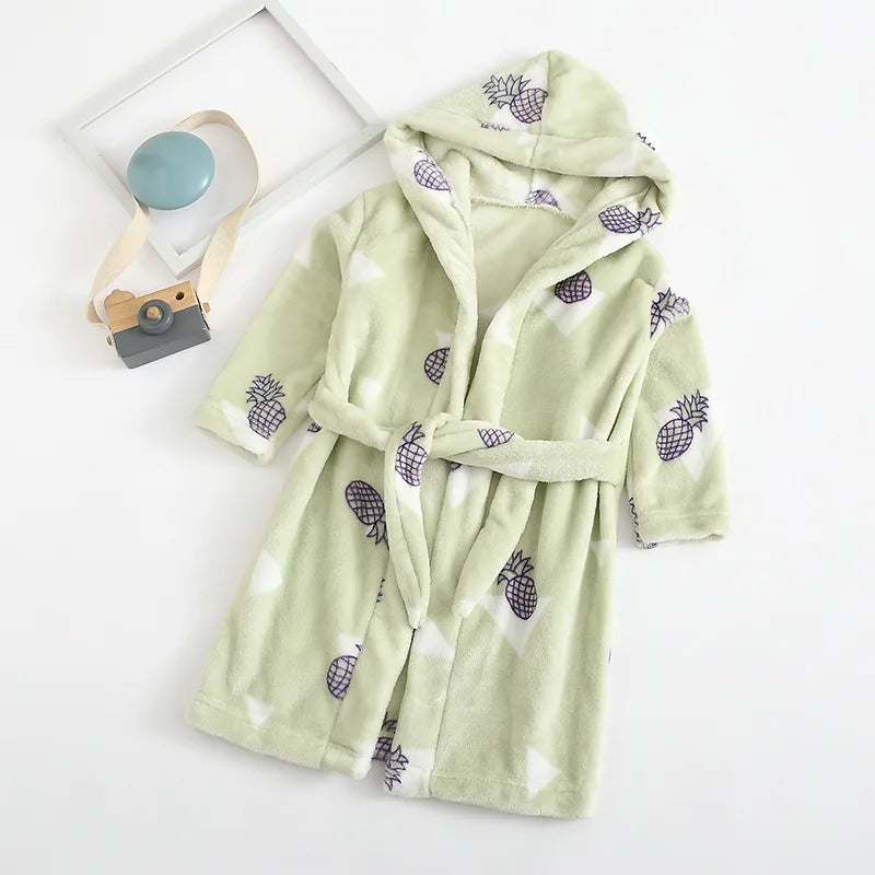 Peignoir de bain avec capuche