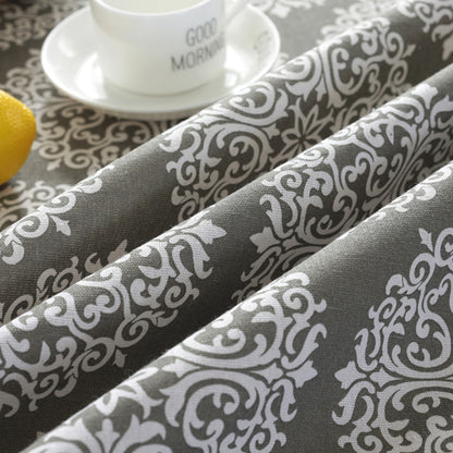 Nappe ronde en toile cirée