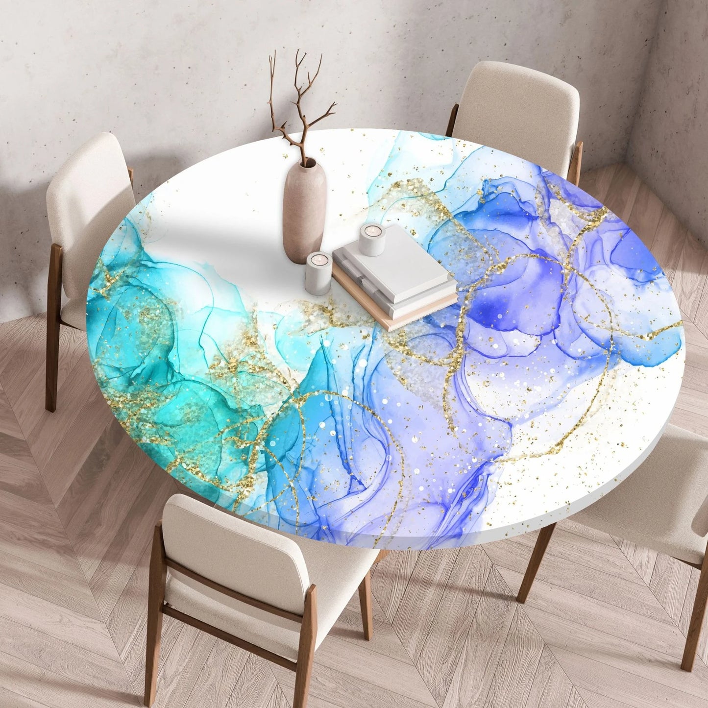 Nappe cirée transparente