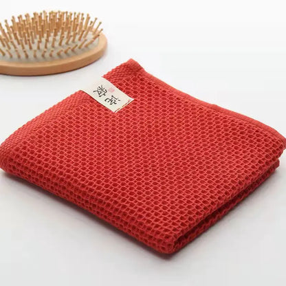 Serviette de bain nid d'abeille