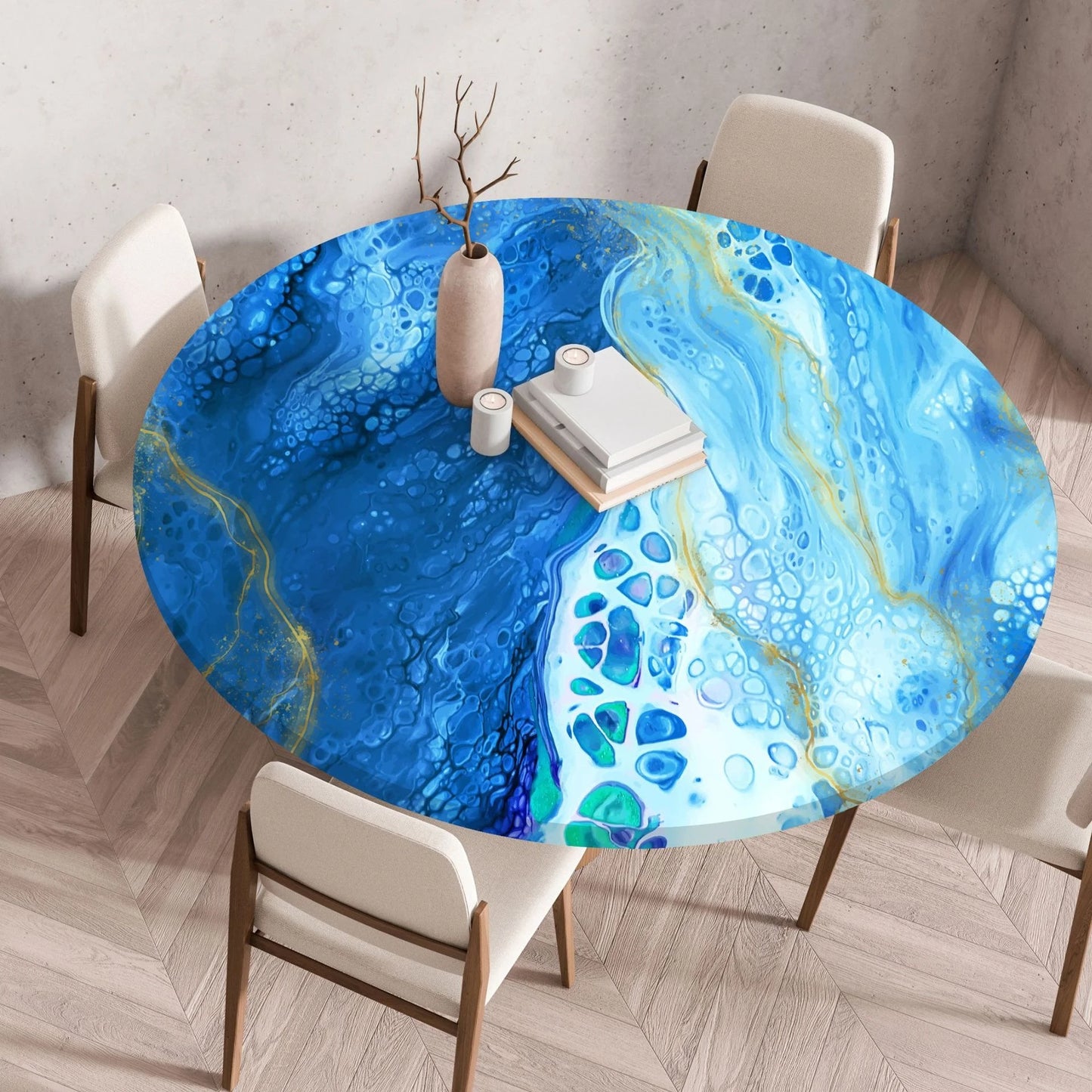 Nappe cirée transparente